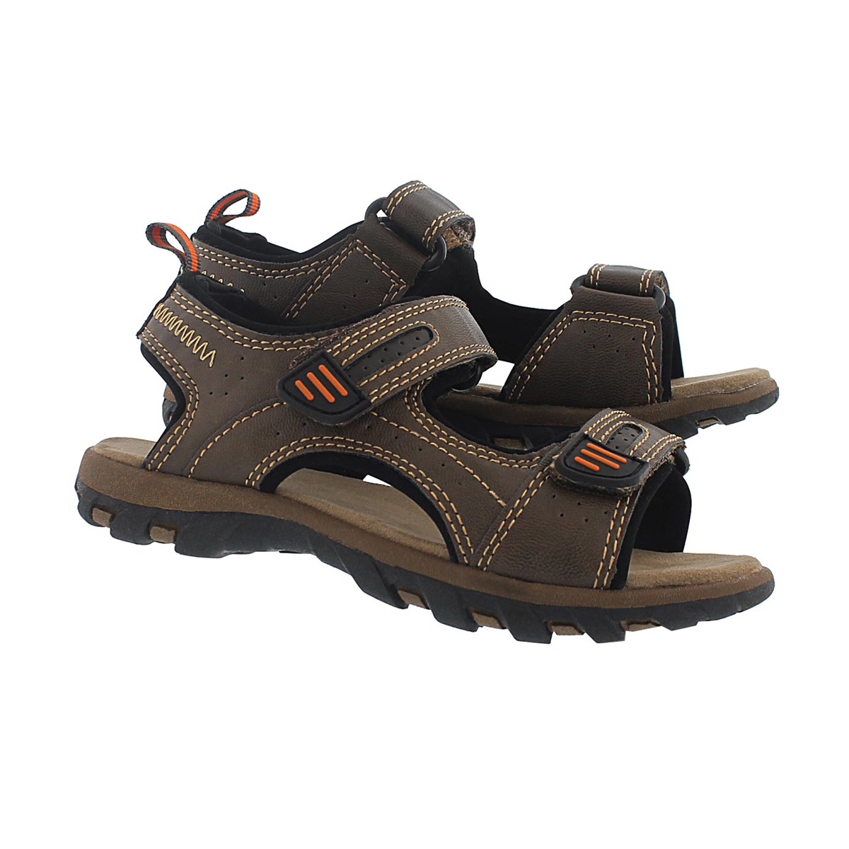 Bys Emmett brown 2 strap sport sandal