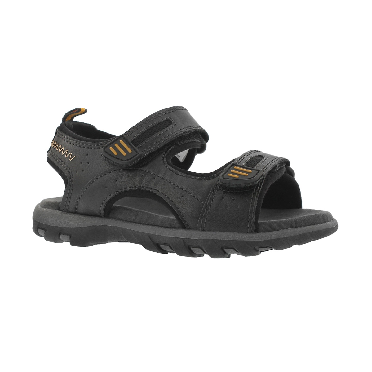 Bys Emmett 2 black 2 strap sport sandal