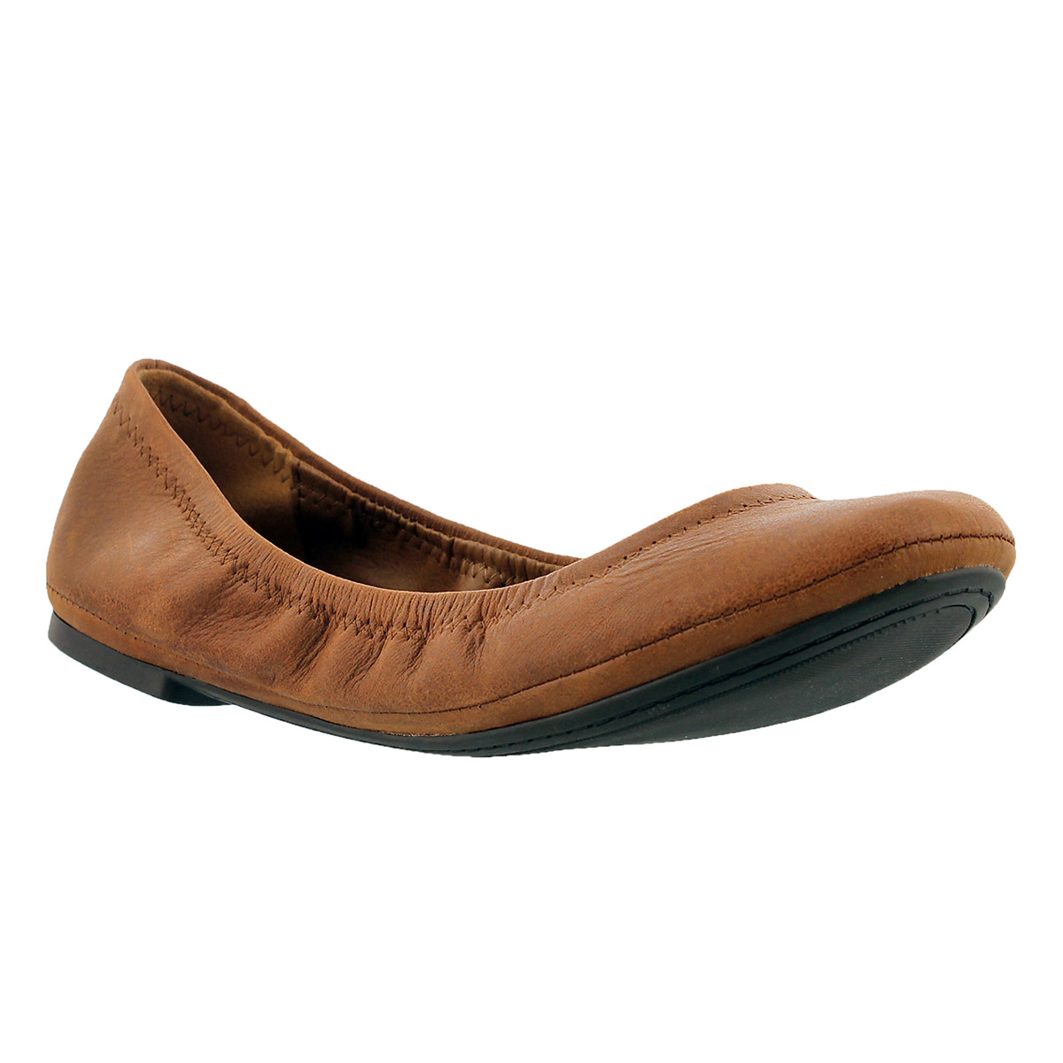 Lds Emmie bourbon ballerina flat
