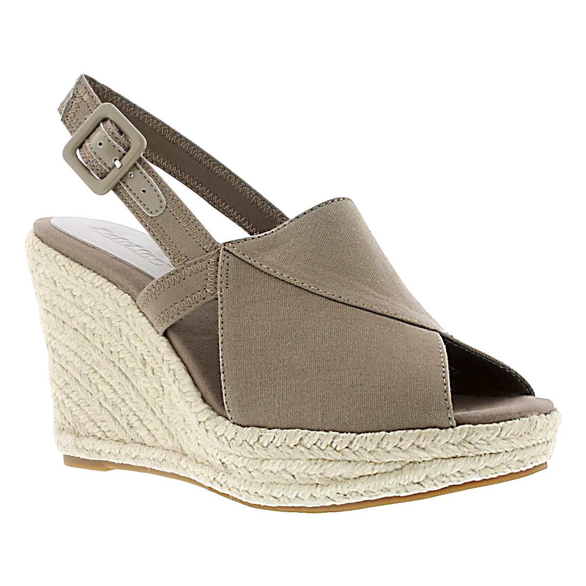 Women's ENYA beige wedge sandals
