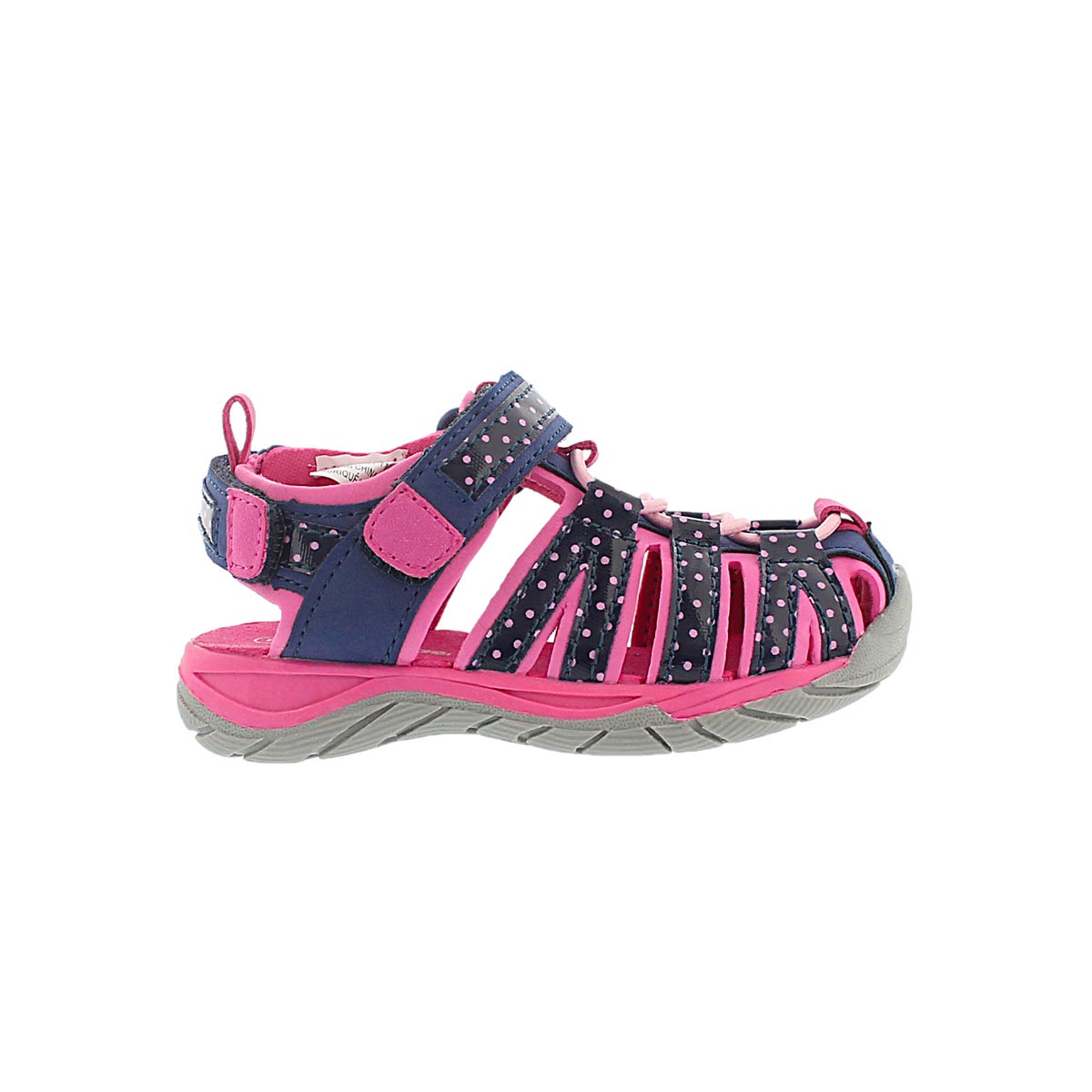 Inf Eowyn nvy/pnk closed toe sandal