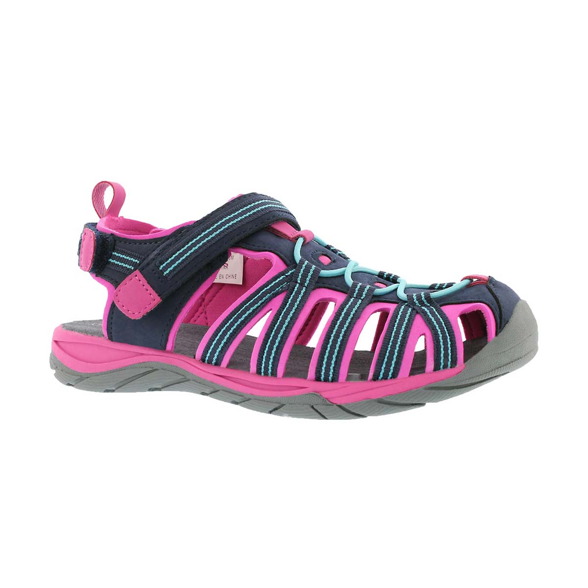 Girls' EOWYN 2 navy/pink closed toe sandals