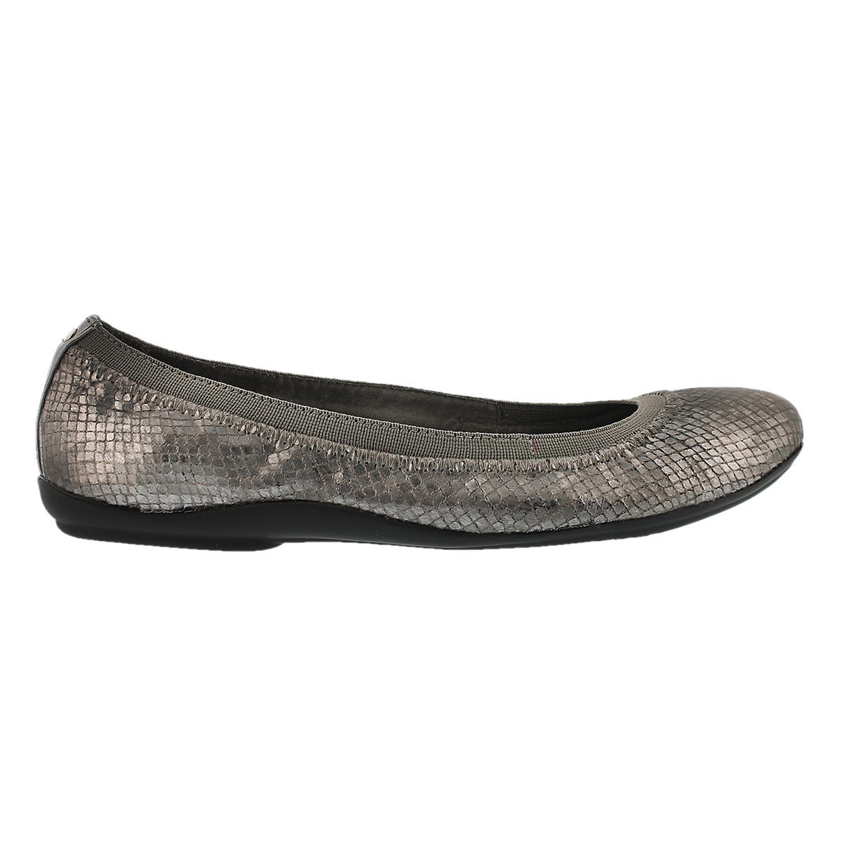Lds Evita pwtr snake prnt mem. foam flat