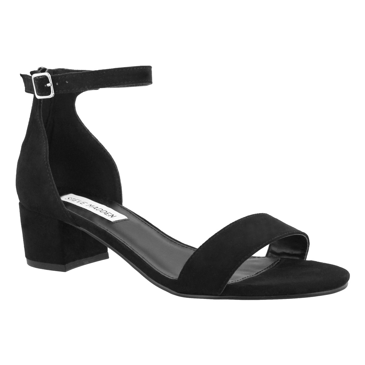 Lds Fabiana black ankle strap dress sndl