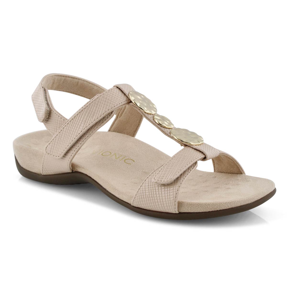 Lds Farra nude arch support sandal