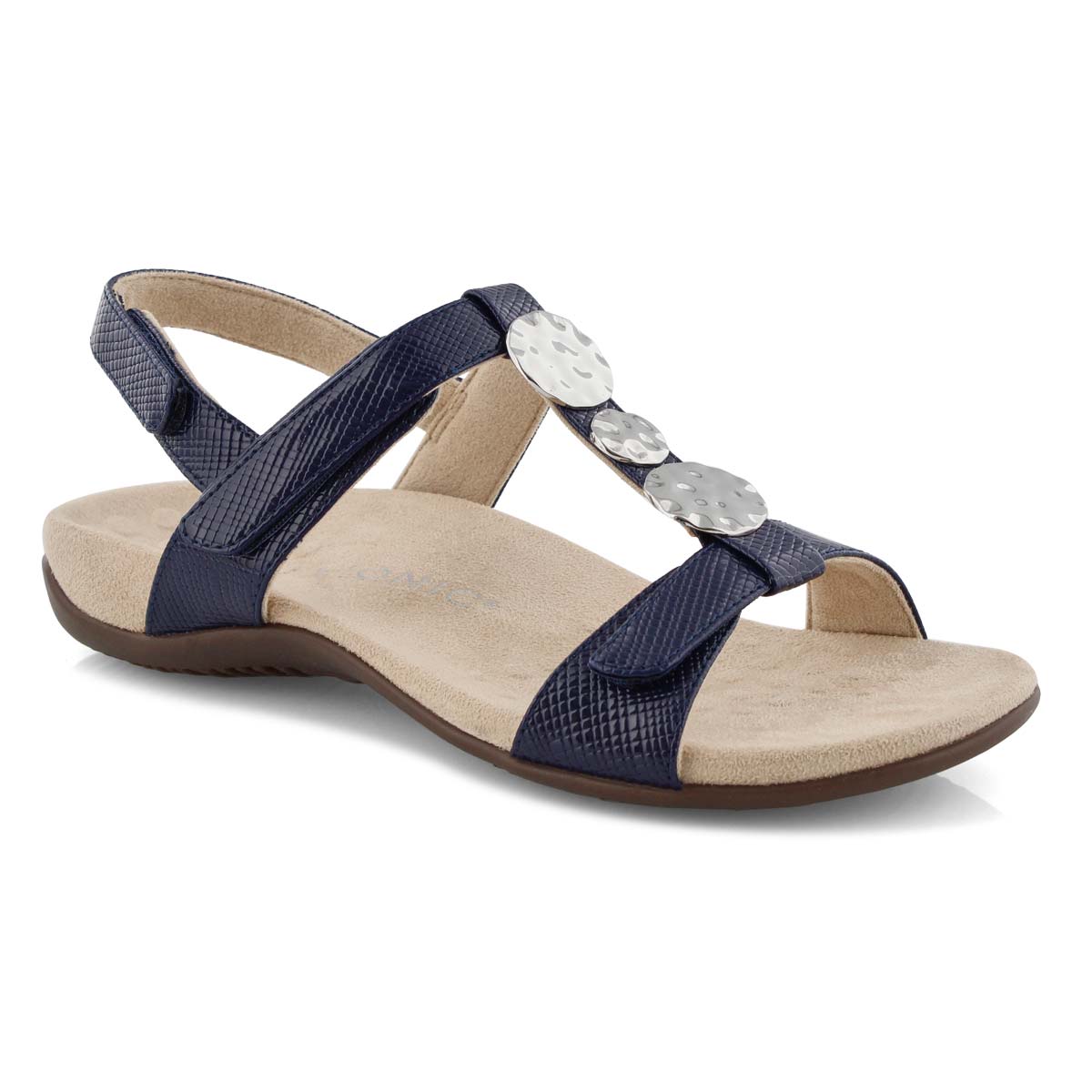 Lds Farra navy arch support sandal
