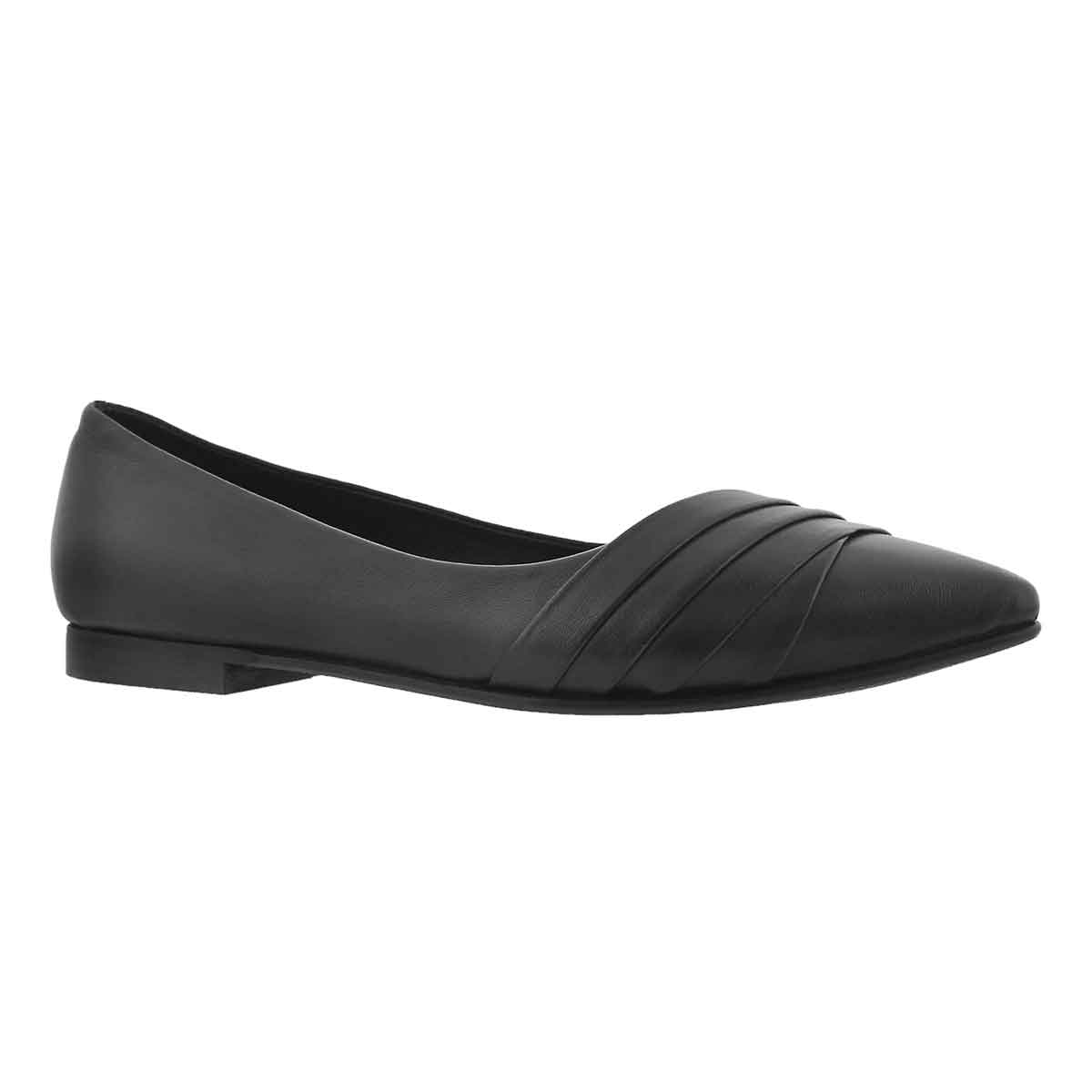 Lds Fiana black dress flat