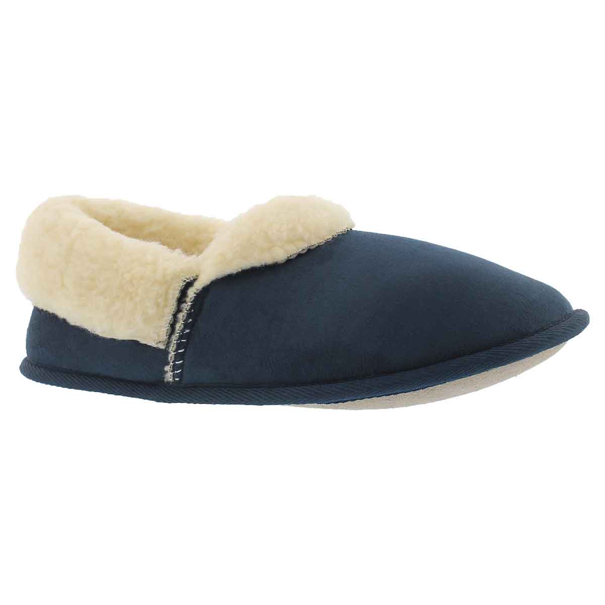 Mns Flapjack navy closed back slipper
