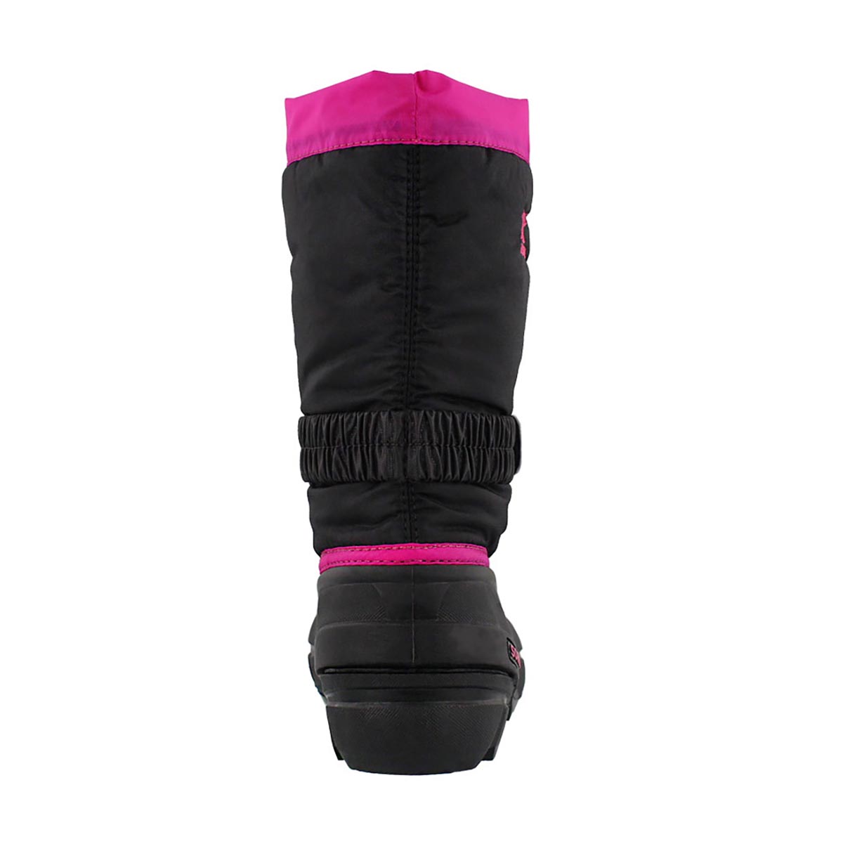 Grls Flurry pnk/blk pullon winter boot