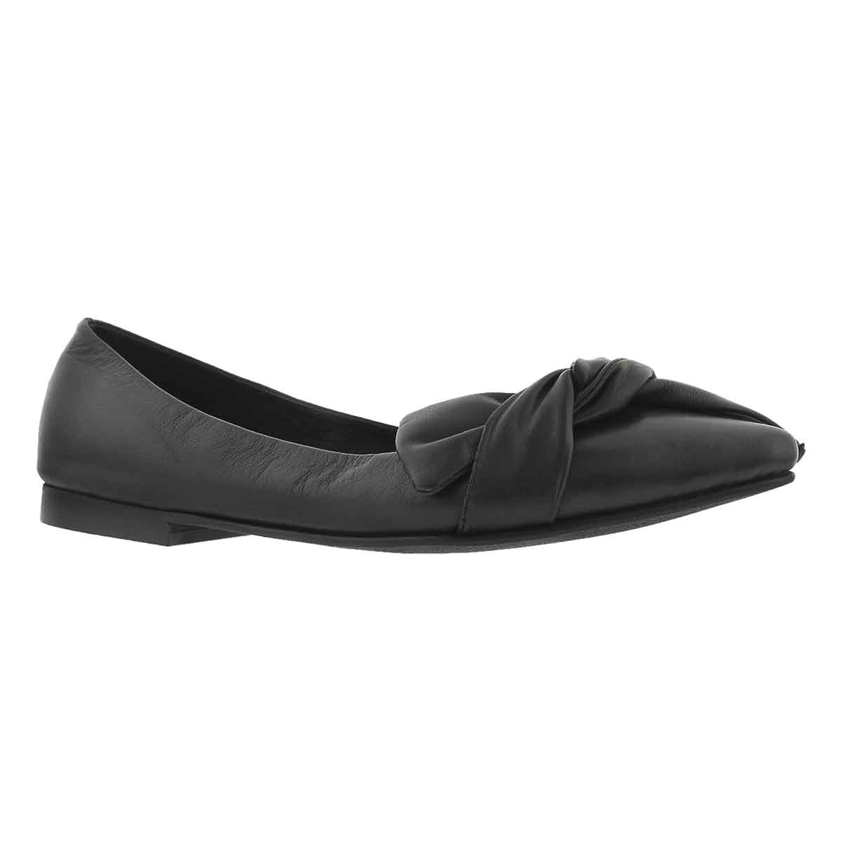 Lds Franziska black dress flat