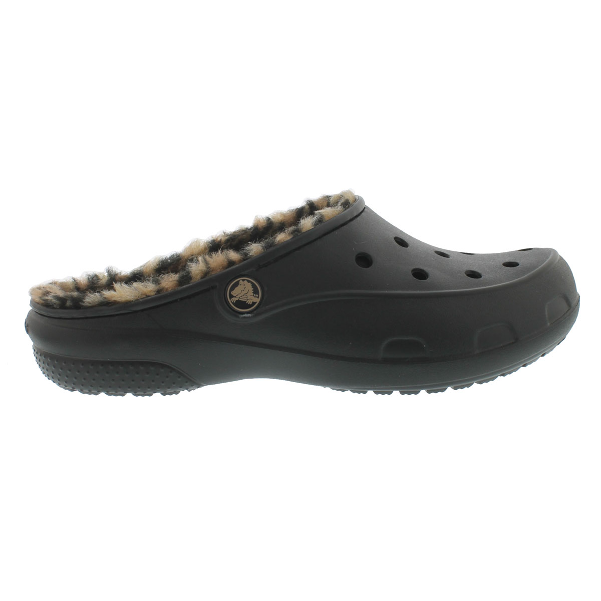 Sabot doublé Freesail léo noir/or, fem