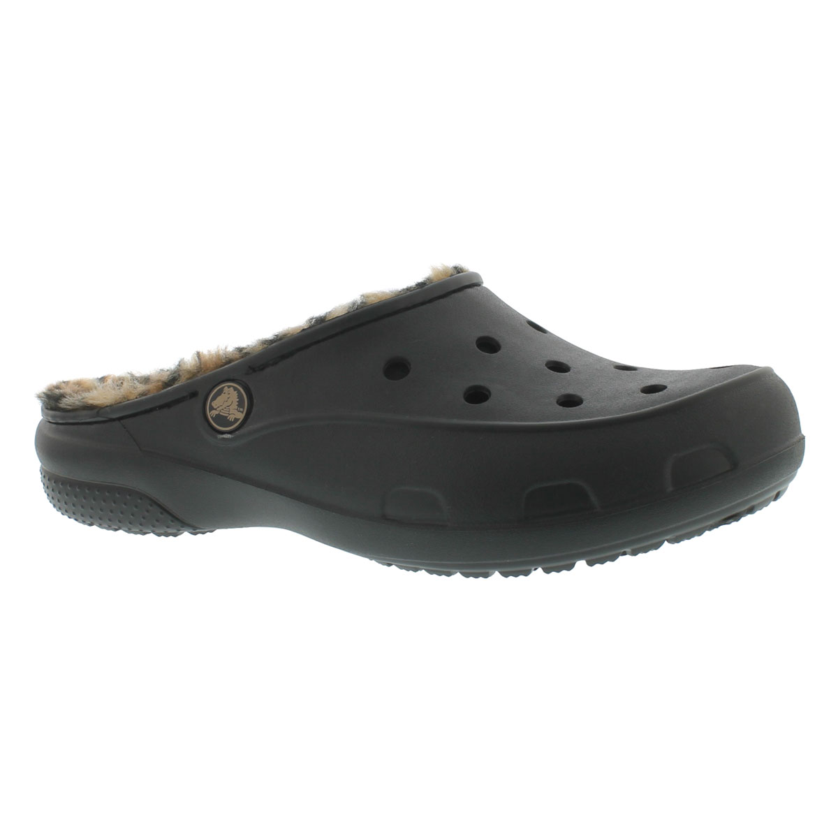 Sabot doublé Freesail léo noir/or, fem