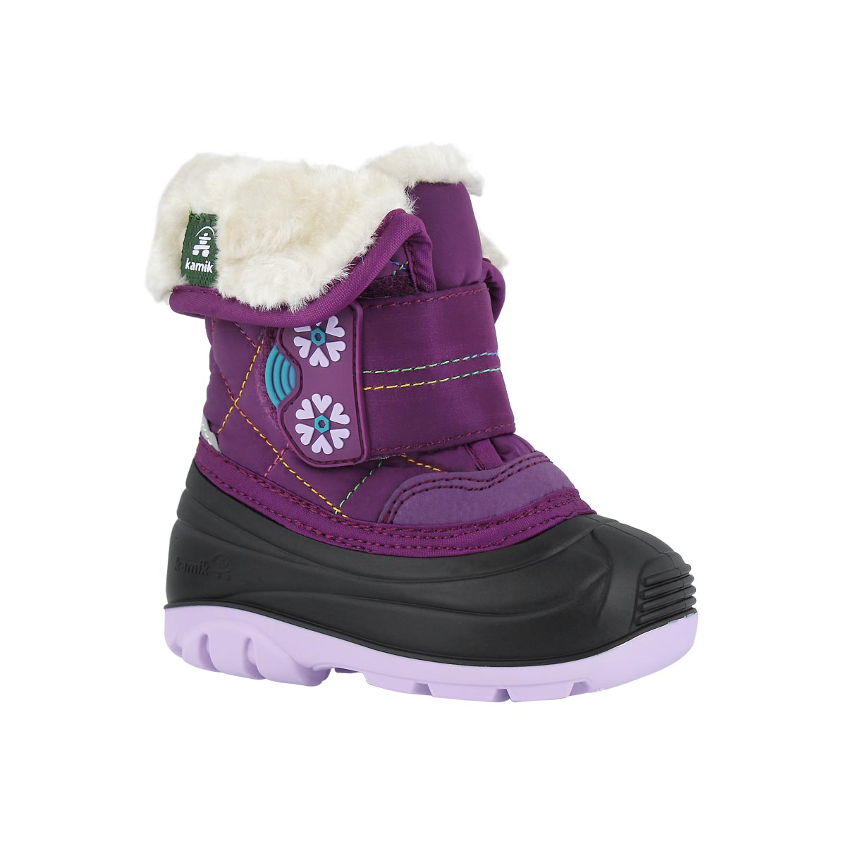 Inf-g Frostine grape/lav wtp winter boot