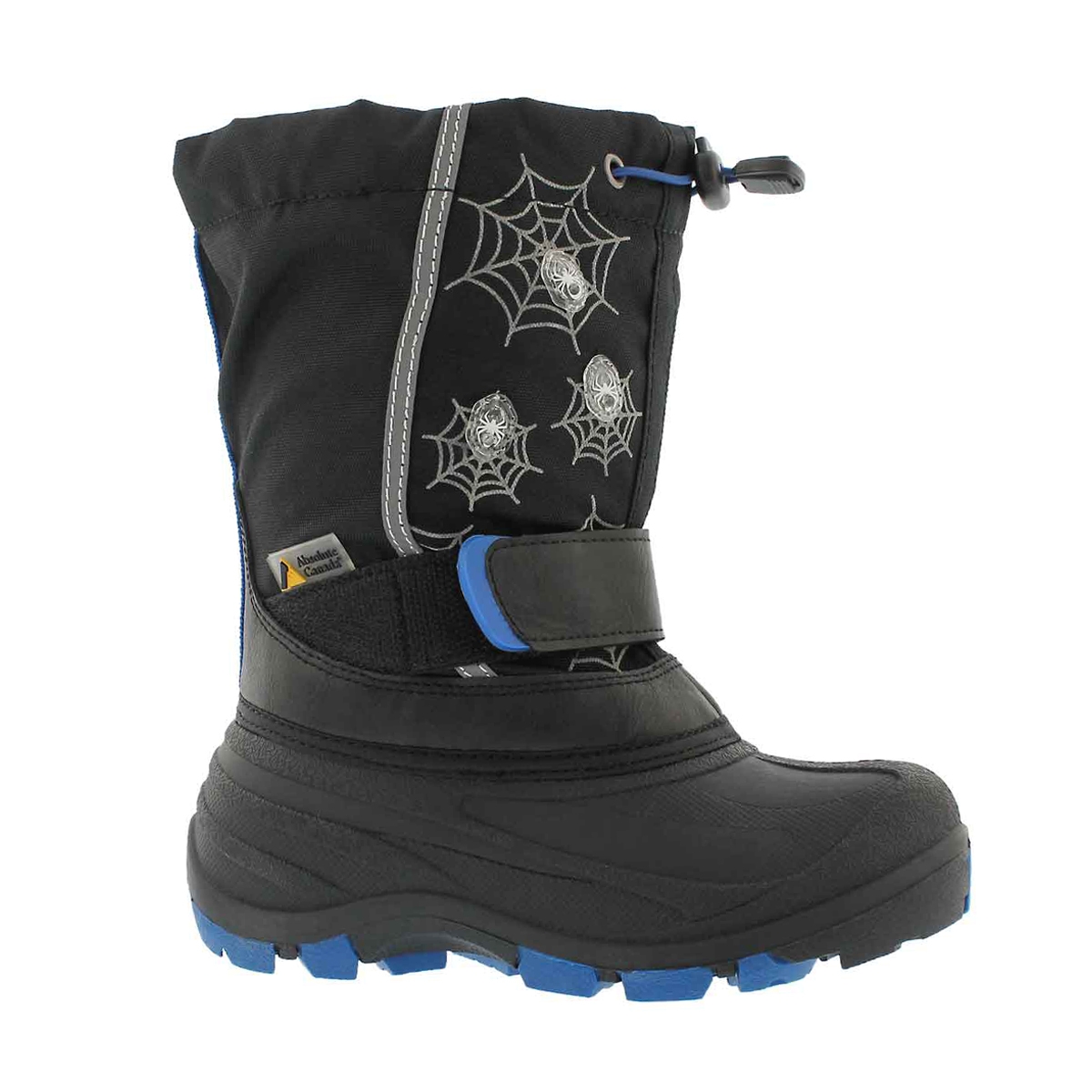 Boys' FROSTWEB blue wp light up winter boots
