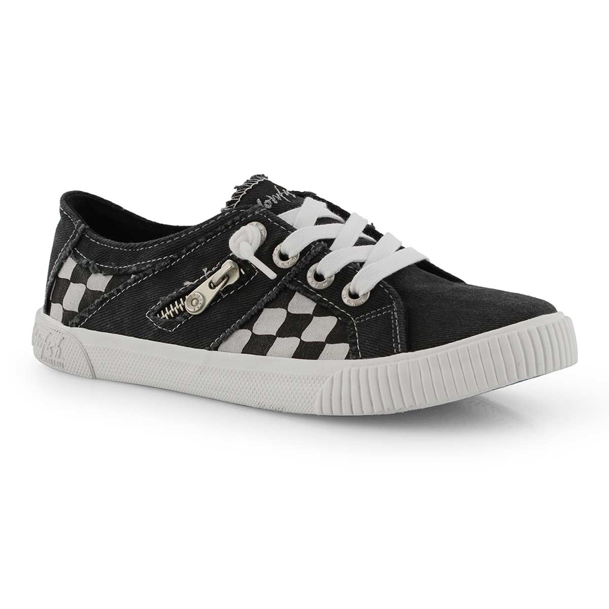 Lds Fruit black lace up fashion sneakers