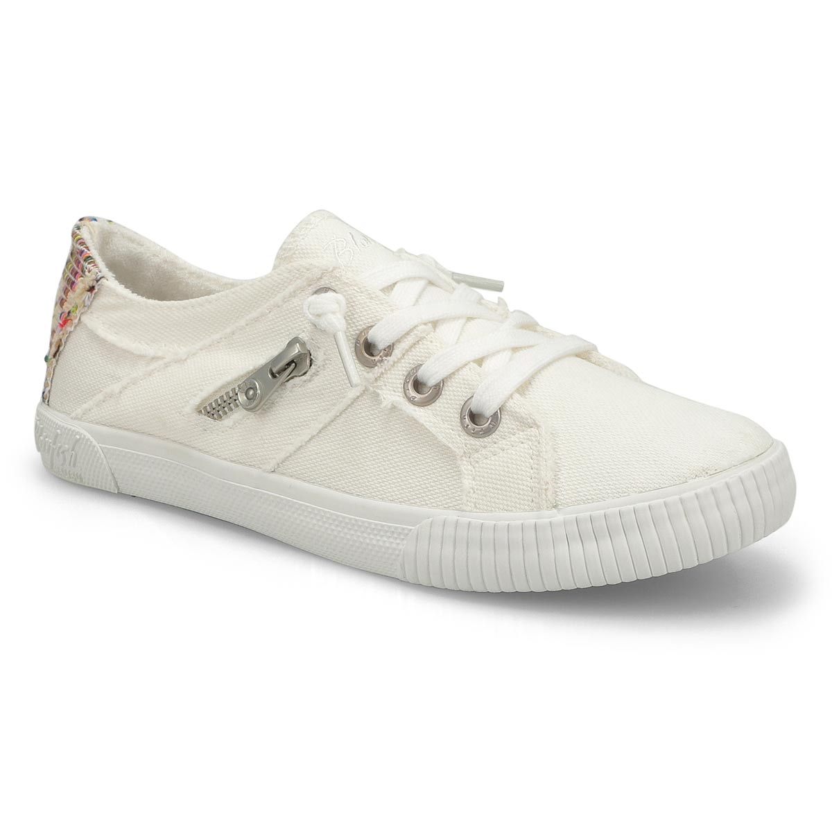 Lds Fruit white lace up fashion sneakers