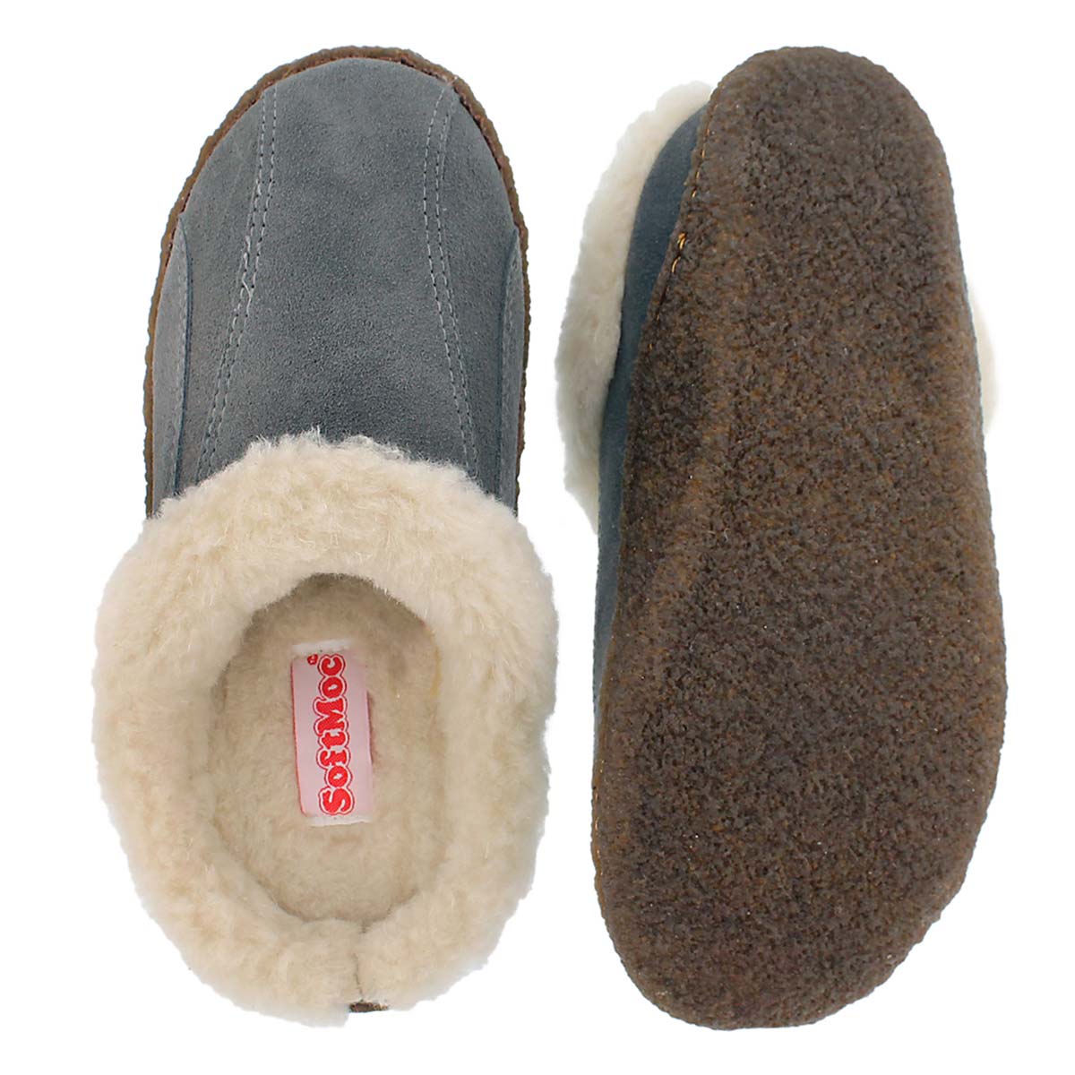 Lds Galaxie III grey open back slipper
