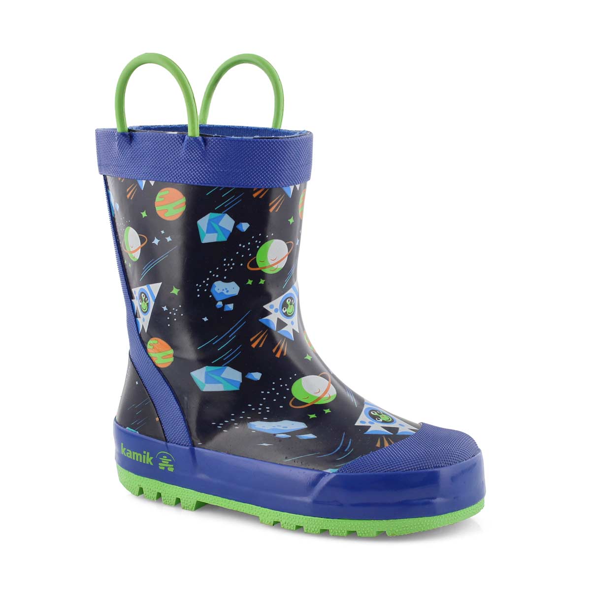 Bys Galaxy navy rain boot