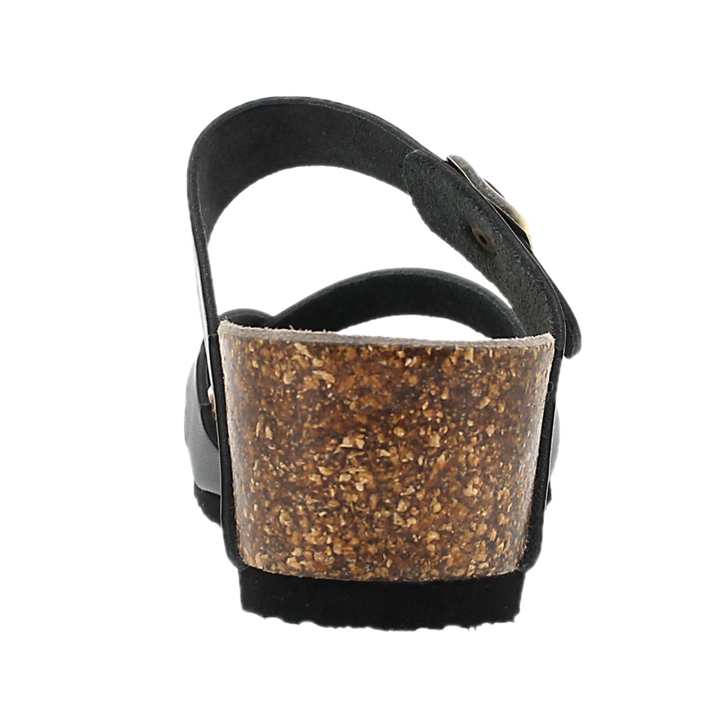 Lds Gemma pewter mem. foam wdge sandal