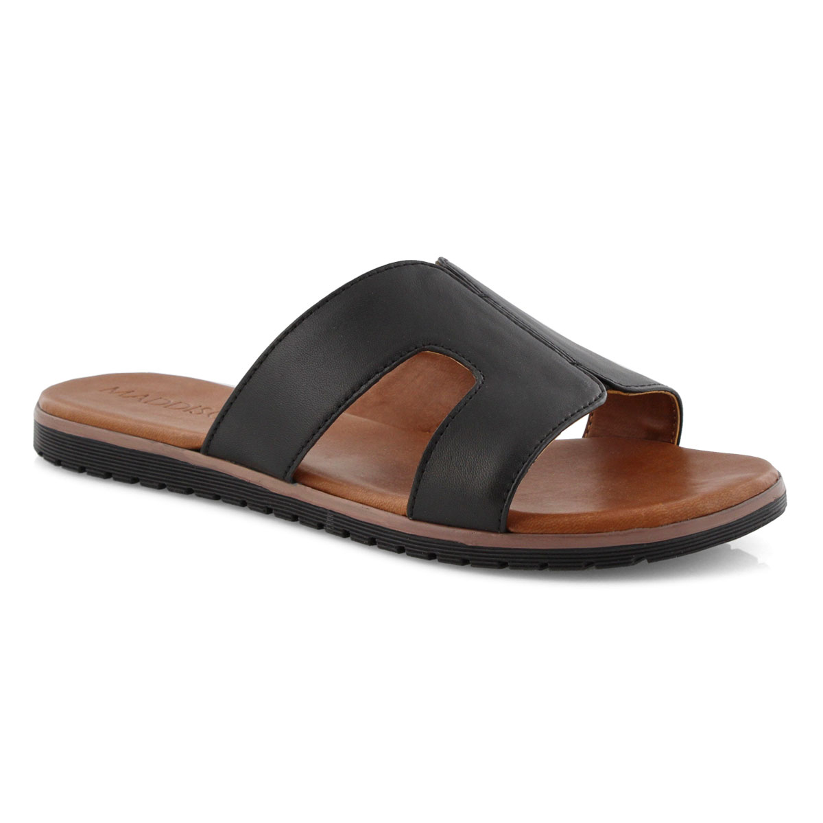 Lds Gillian black slide sandal