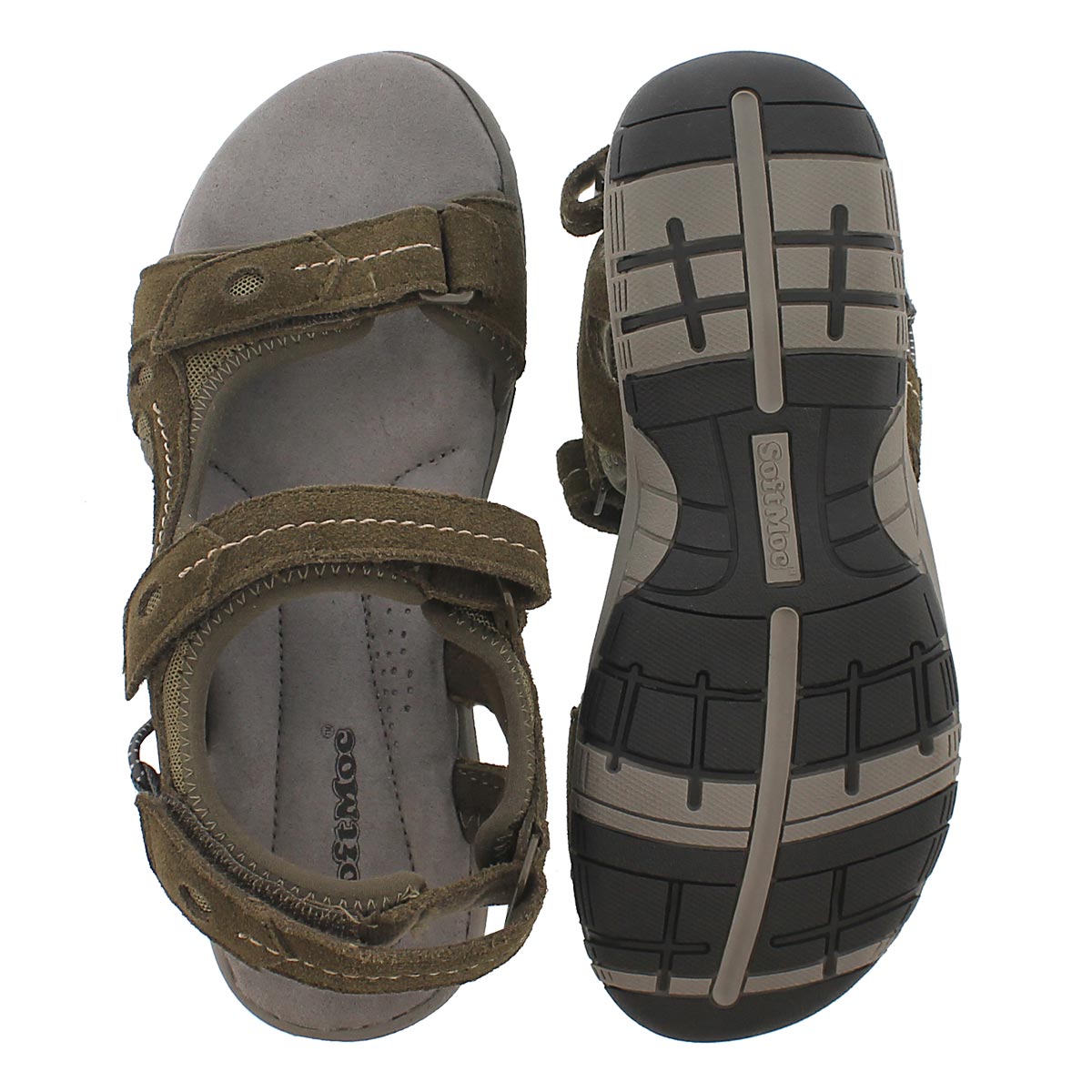 Lds Gladys kki 3-strap mem. foam sandal
