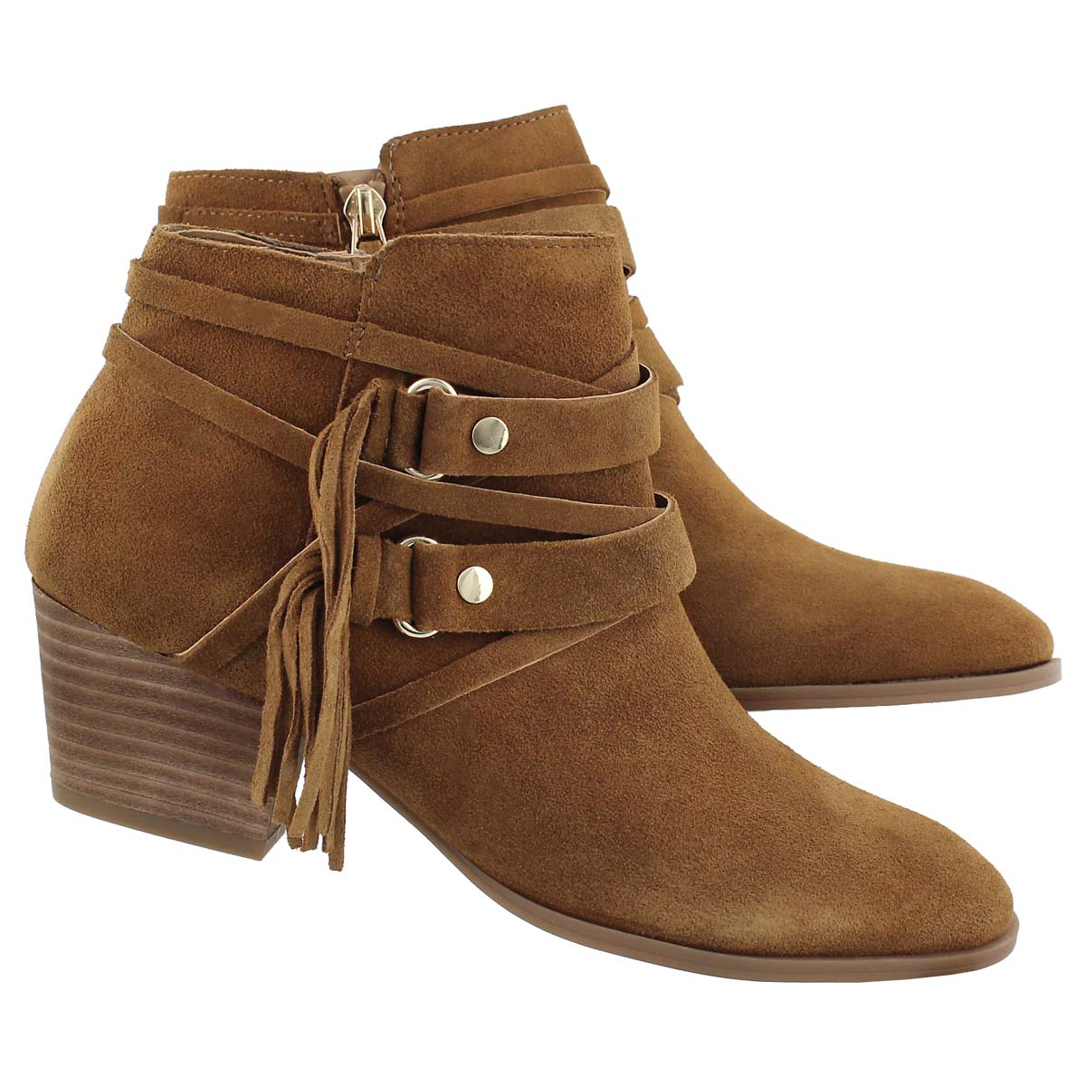 Lds Gonzalez cognac tassel detail bootie