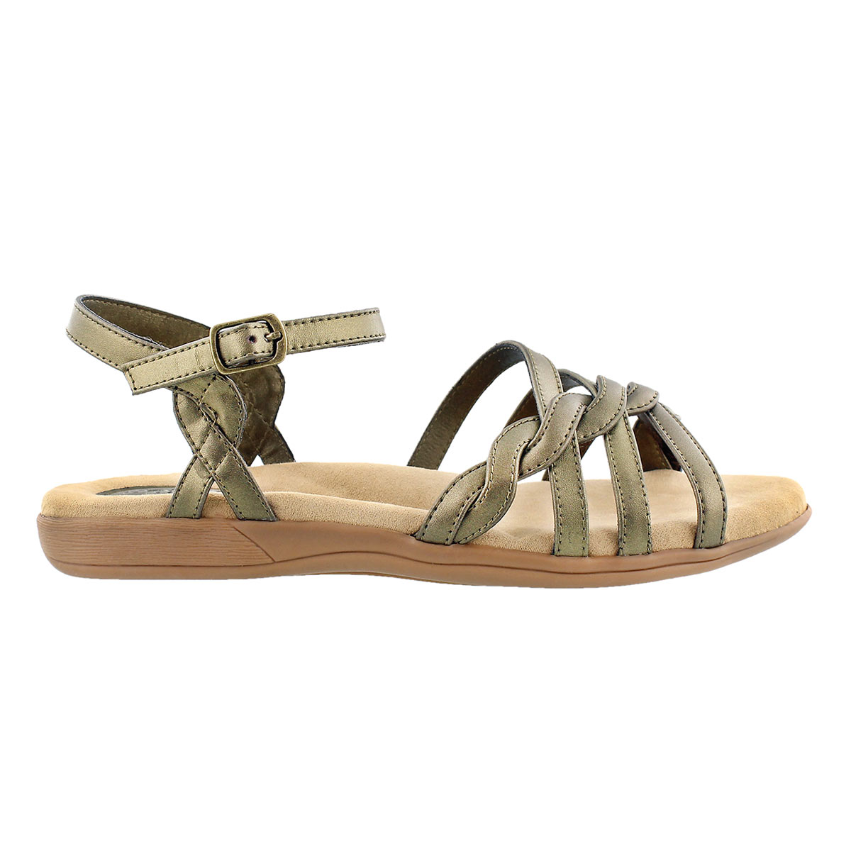 Lds Grace gold memory foam sandal