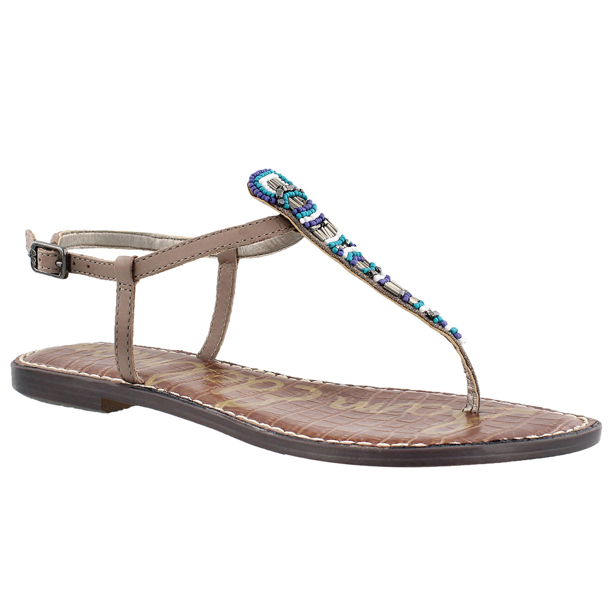 Women's GRACE putty casual t-strap sandals