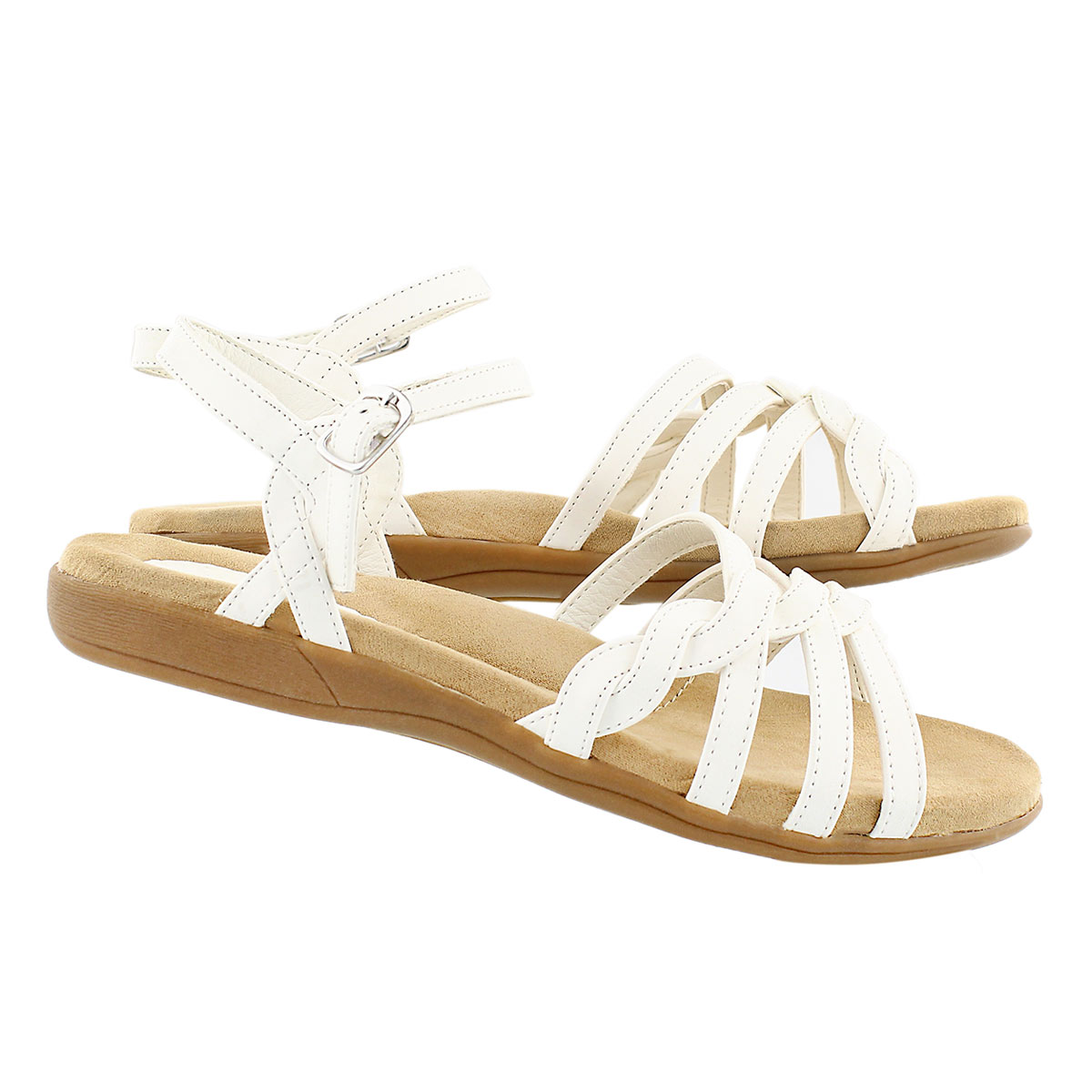 Lds Grace white memory foam sandal
