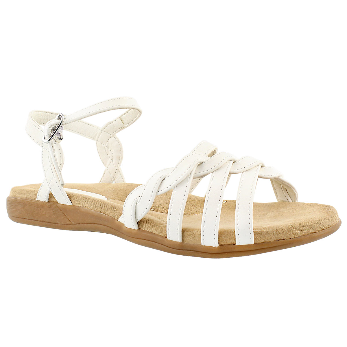 Lds Grace white memory foam sandal