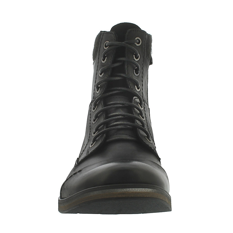 Mns Grasp blk 8eye oil lthr lace up boot