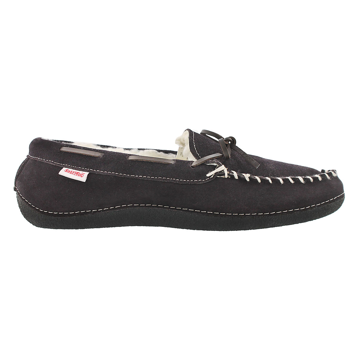 Moc doublé molleton Greg, brun, hom