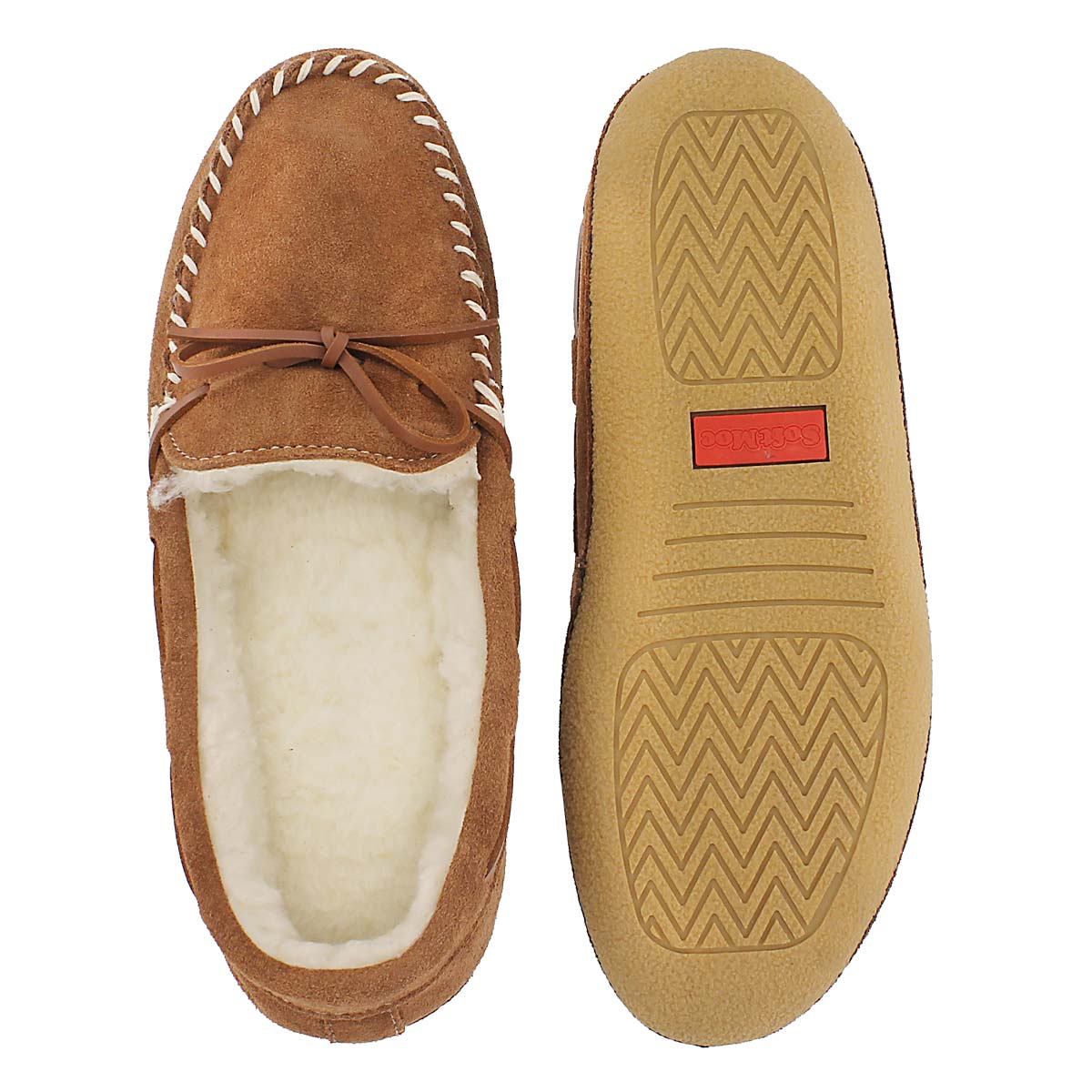 Mns Greg hazlenut fleece lined moc