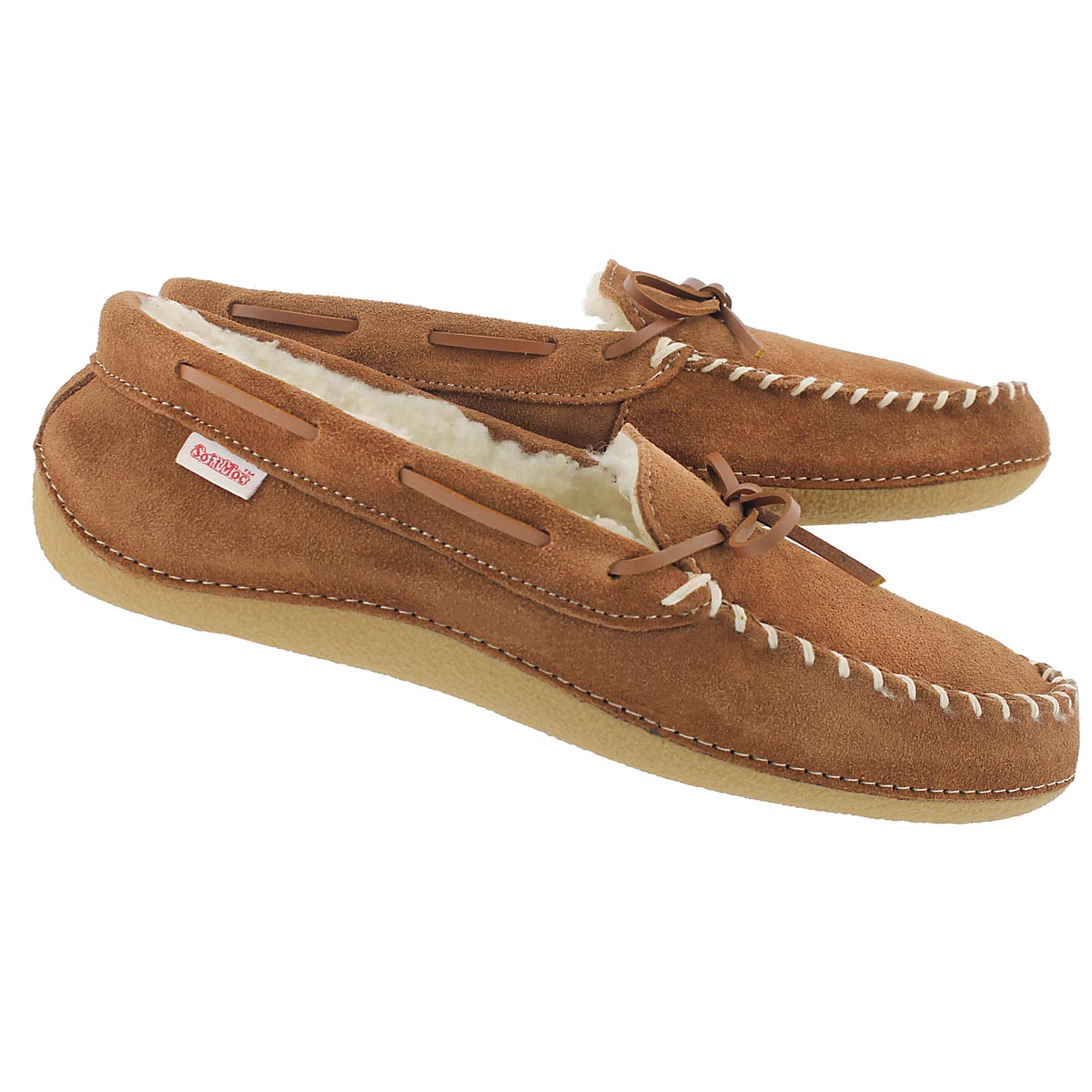 Mns Greg hazlenut fleece lined moc