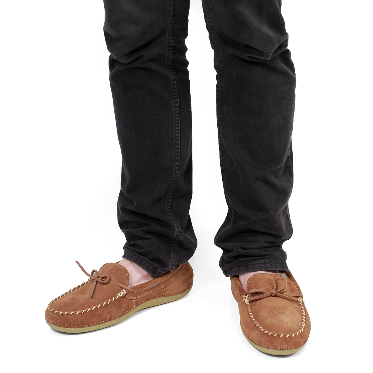 Mns Greg hazlenut fleece lined moc