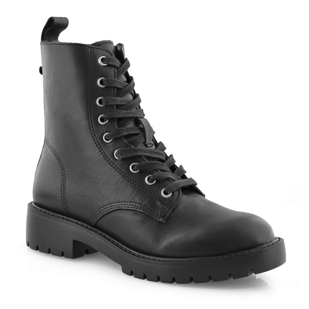 Botte militaire à lacets GridM, nr, fem.