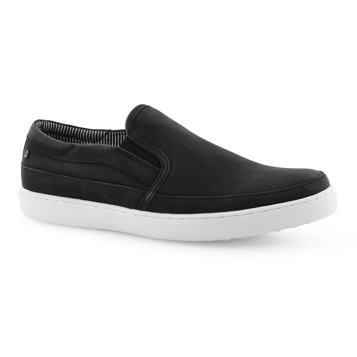 Mns Grissom black slip on casual loafer