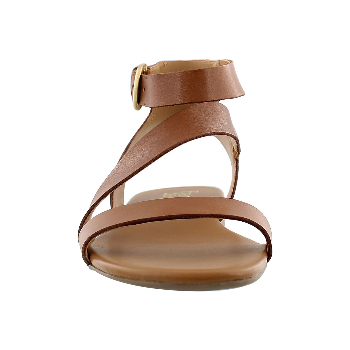 Lds Guster tan ankle strap casual sandal