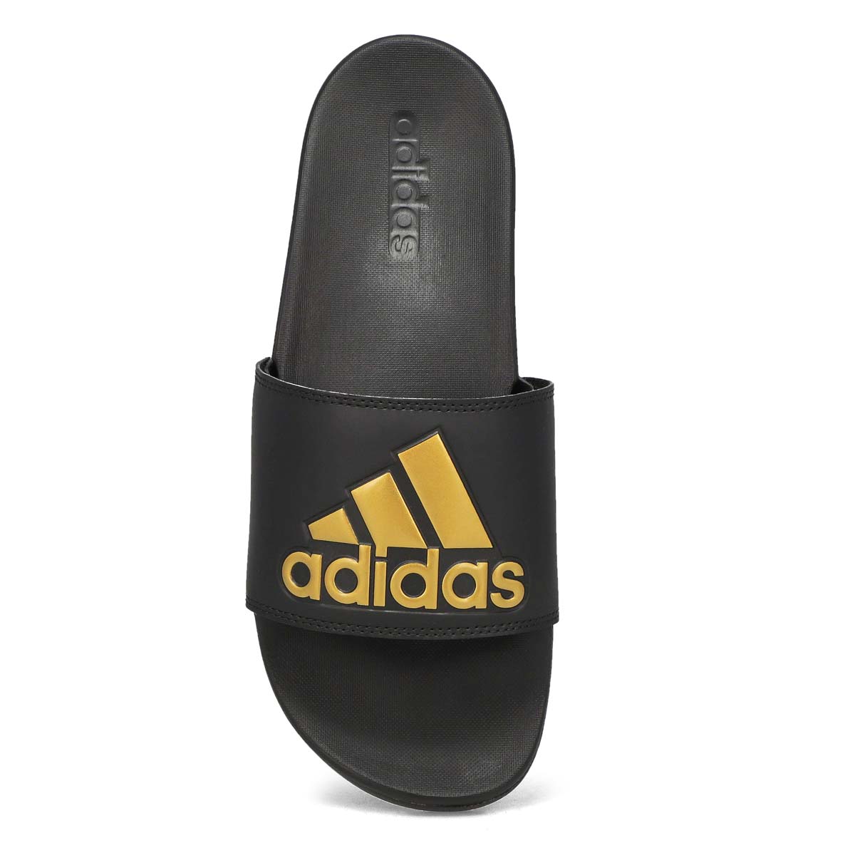 Mens Adlette Comfort Slide Sandal - Black/Gold