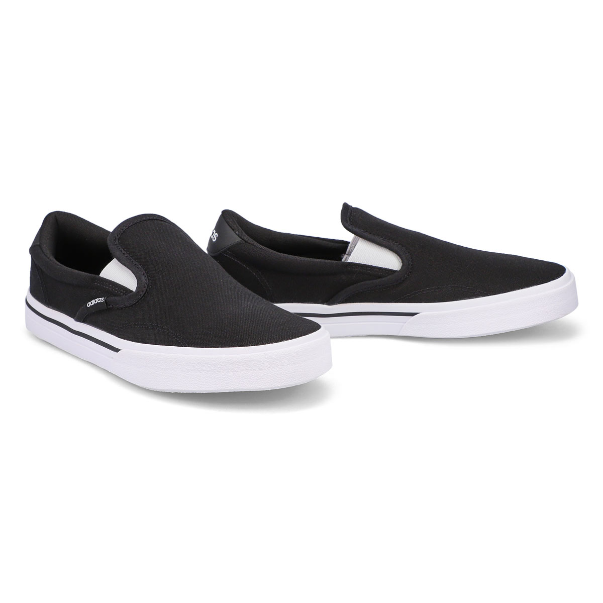 adidas Ladies Kurin Slip On Sneaker Black/Wh