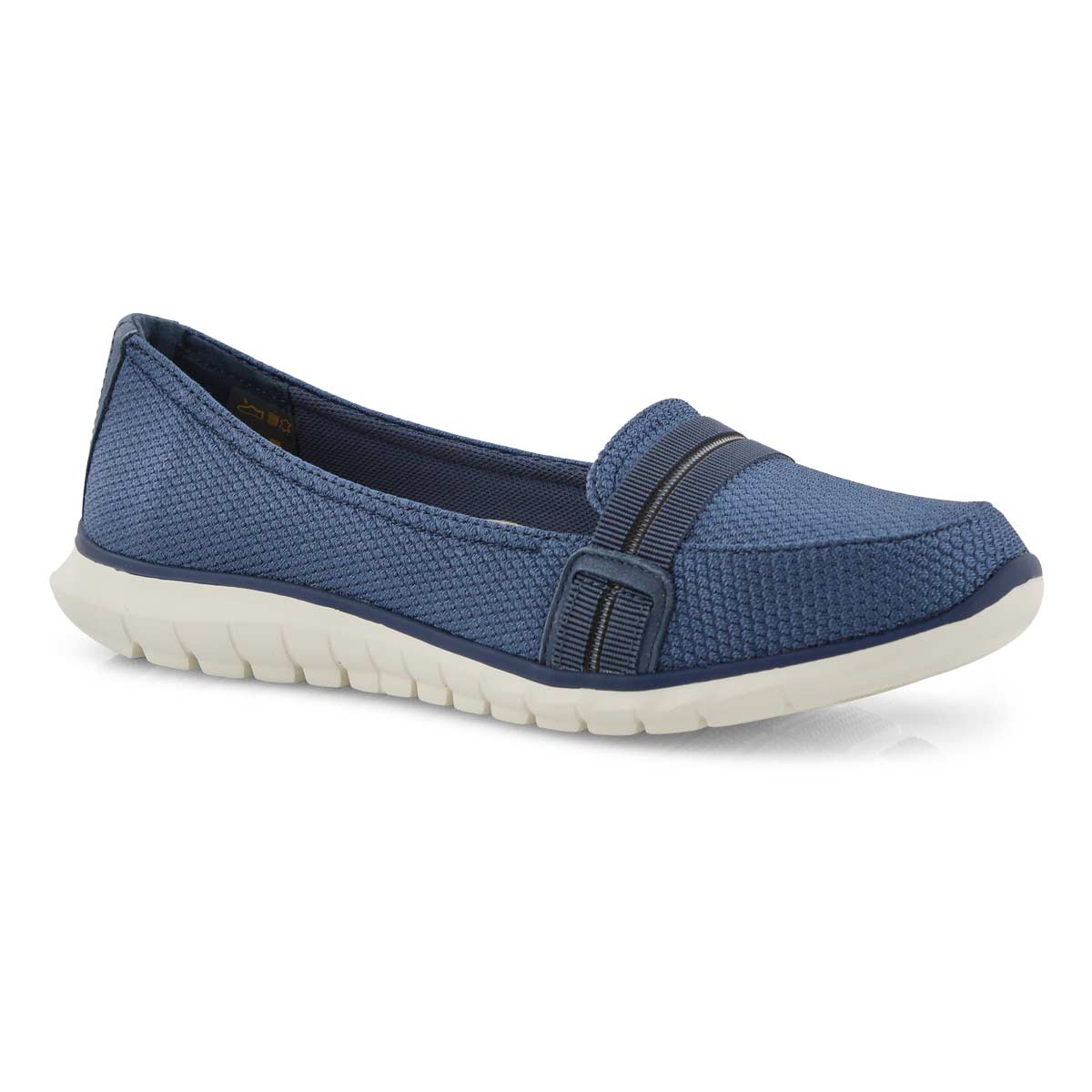 Lds Tricia Band vntg indigo cas. loafer