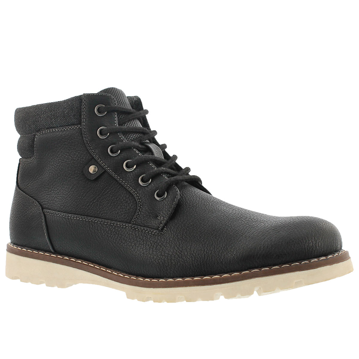 Mns Hallway black lace up ankle boot