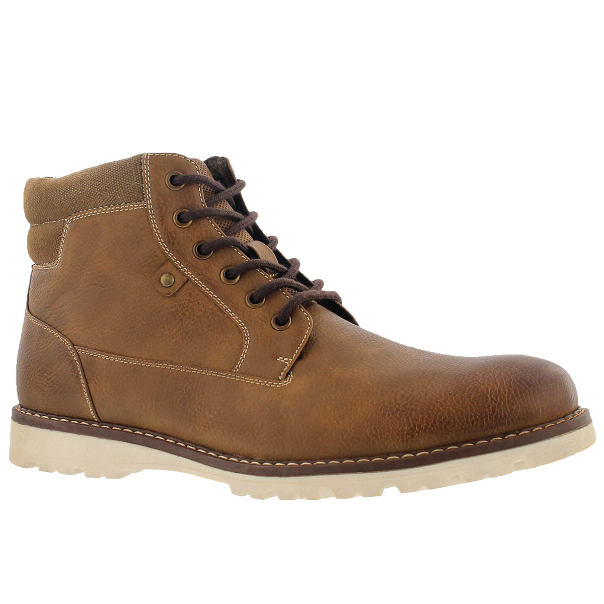 Mns Hallway cognac lace up ankle boot