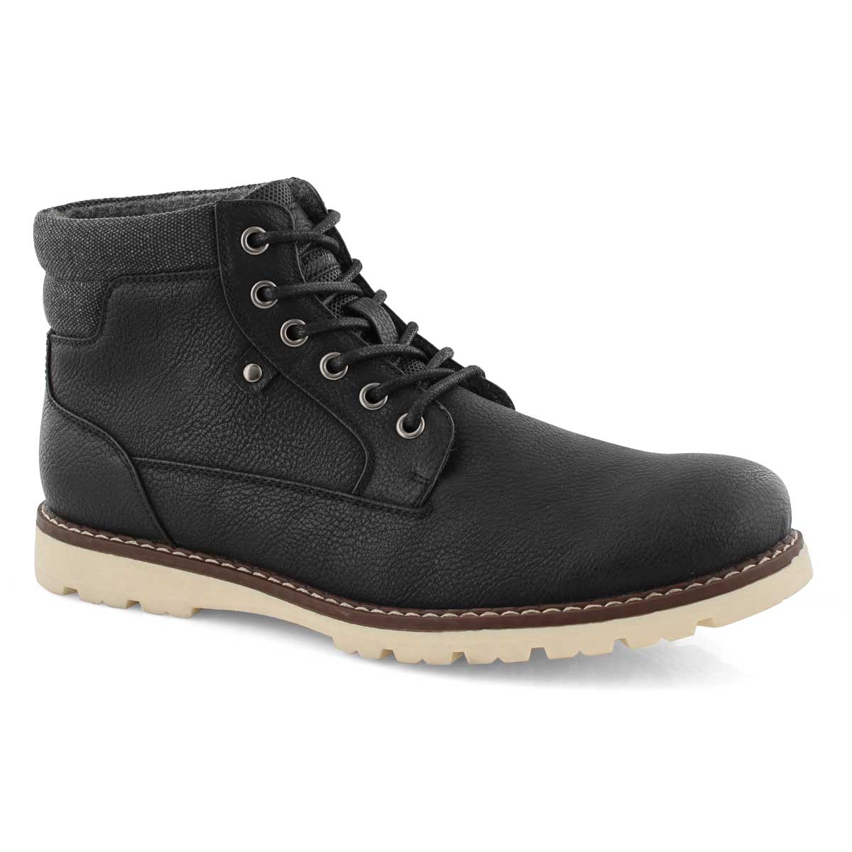 Mns Hallway 2 black lace up ankle boot