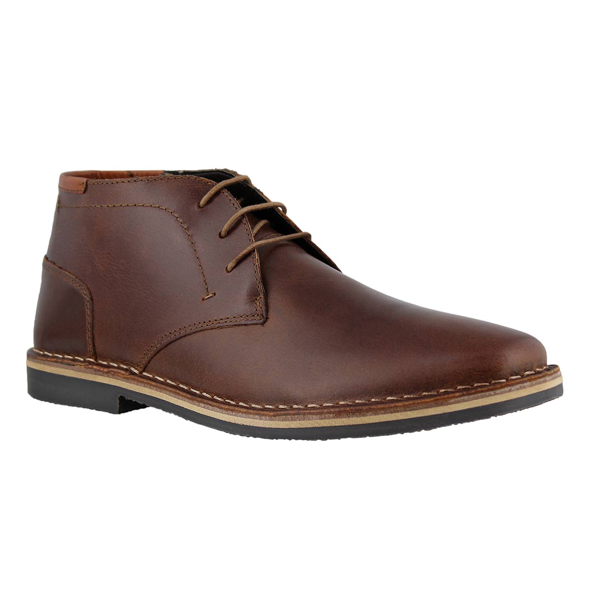 Mns Harken cognac laceup ankle boot