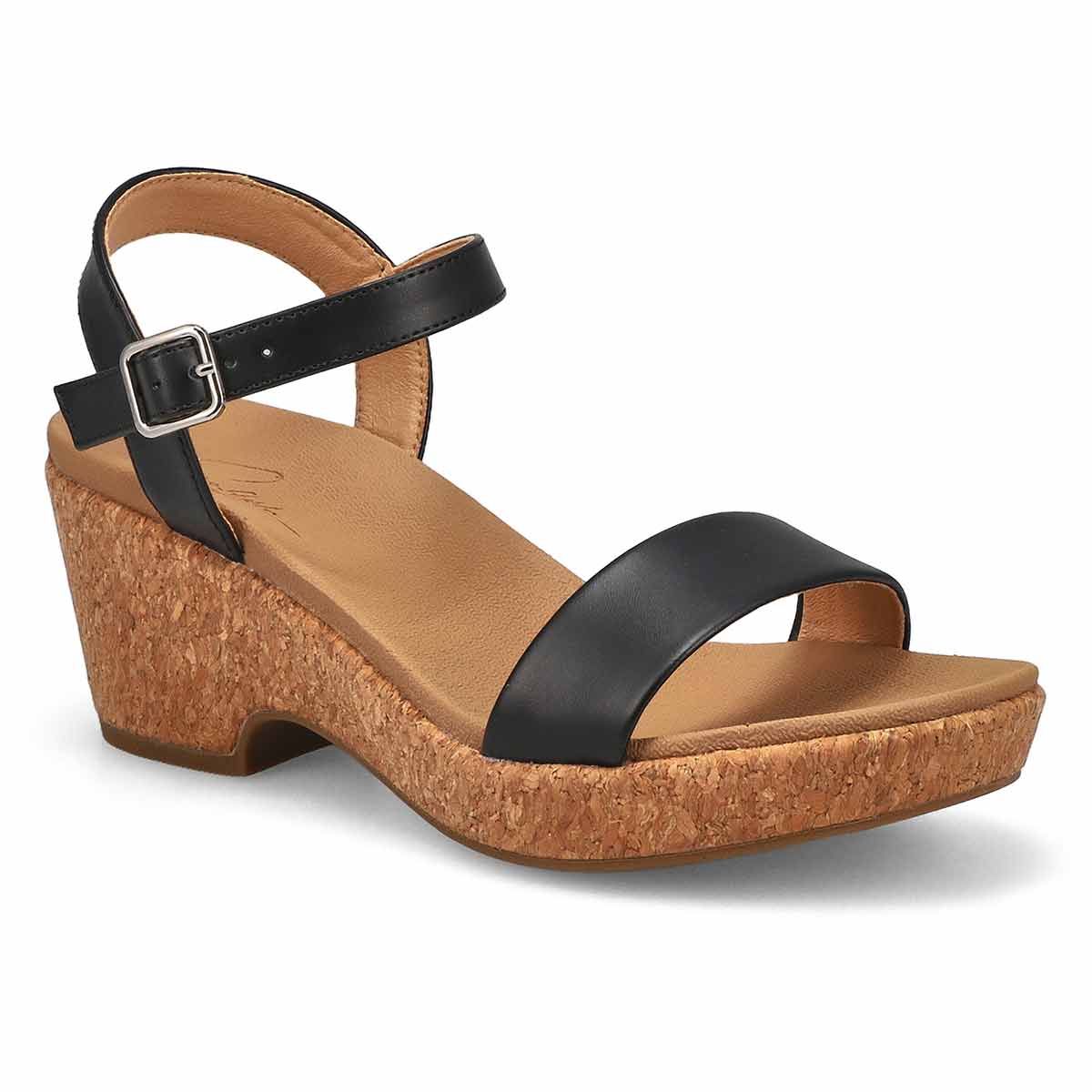 Womens Harley Wedge Sandal - Black