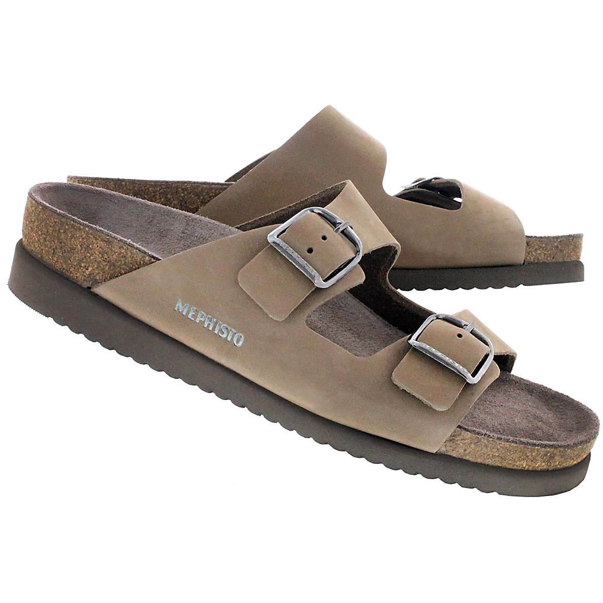 Lds Harmony beige cork footbed slide