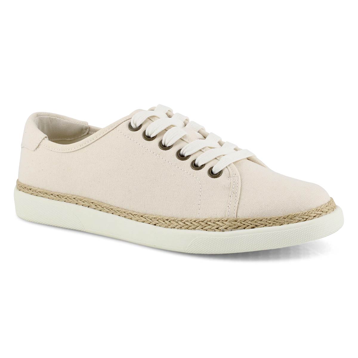Lds Hattie ivory lace up sneaker