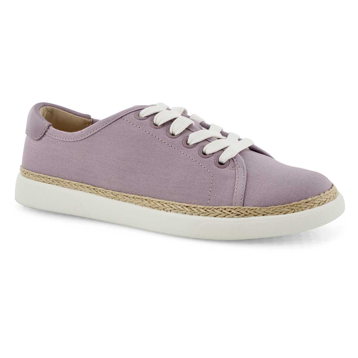 Lds Hattie mauve lace up sneaker