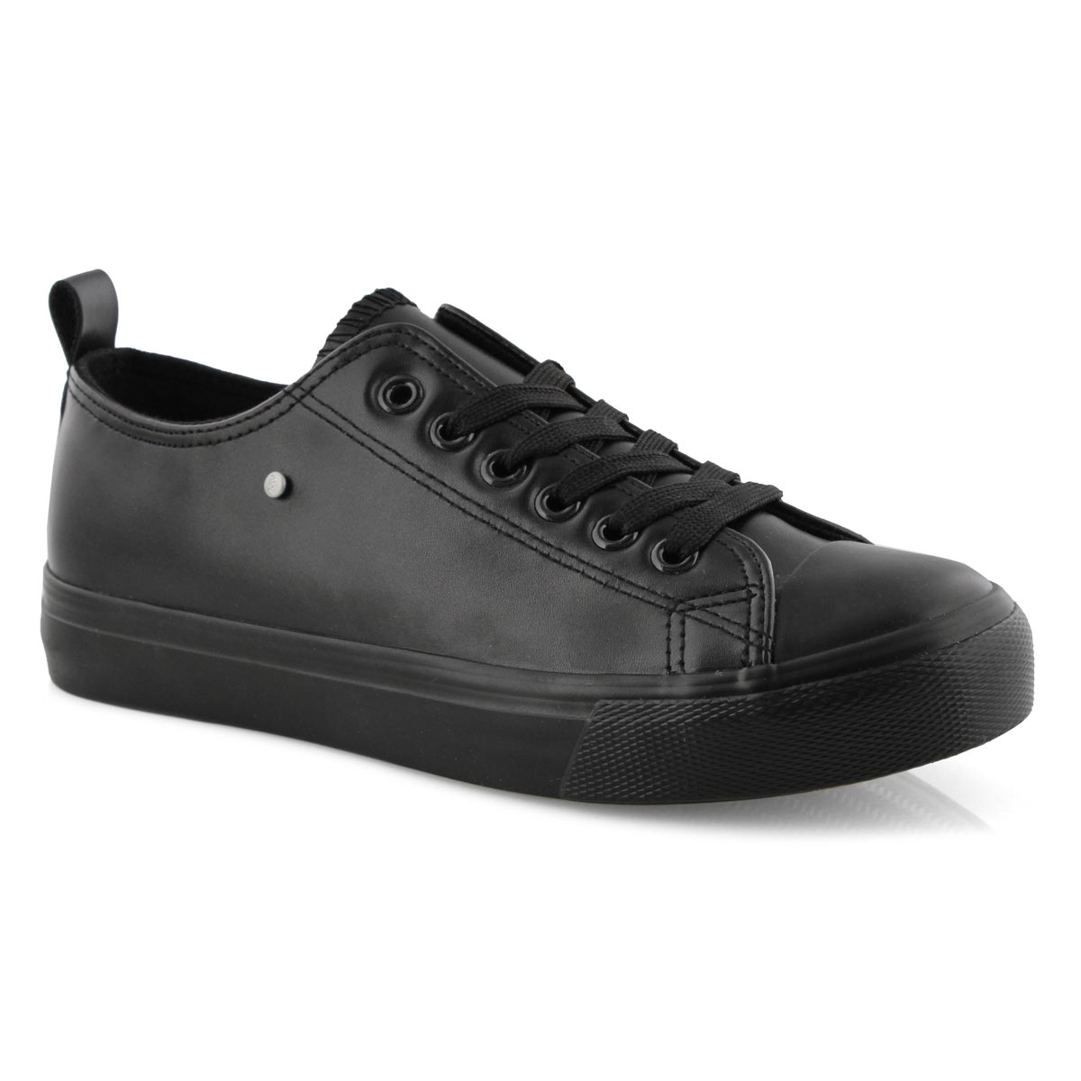 Lds Hazel black vegan lace up sneaker